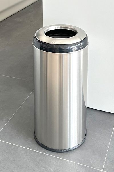 Prima Nova Lima 36 Lt Ανοιχτό Μπάνιο Κουζίνα Γραφείο Κάδος Απορριμμάτων Μαύρο