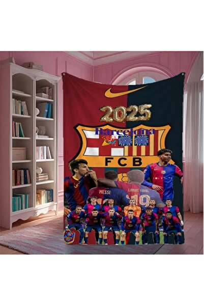 Generic Barcelona 2025 digital print fabric,&wrinkle-resistant,suitable for cheering,perfect gift for fans