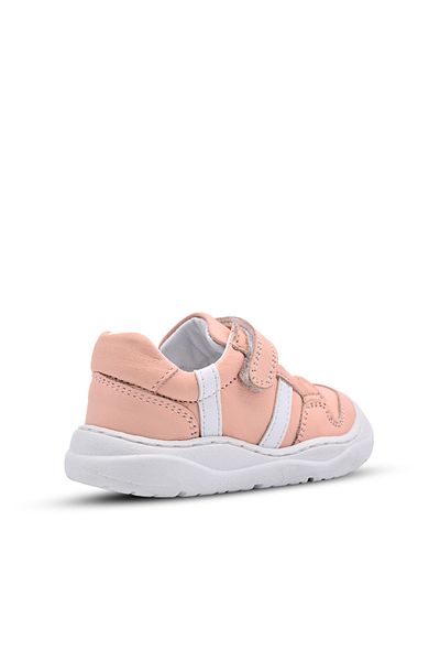 kids A more Dívčí neformální boty z pravé kůže Pink Toms