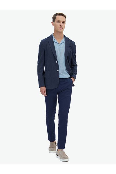 Kip Striped Modern Fit Jacket