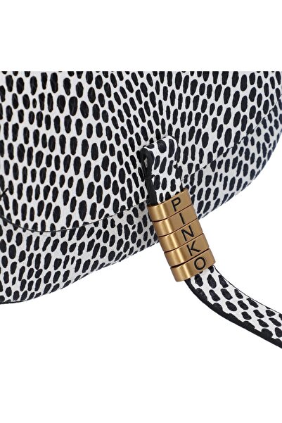 PİNKO Saddle Umhängetasche Leder 22 cm