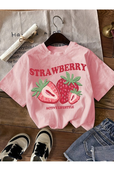 PENTHİLUS Women's Casual Short T-Shirt - Cool Summer Graphic Print, Round Neck, Short Sleeves, Simple
