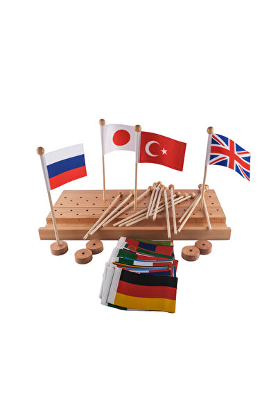 BALATOYZ Montessori Ülke Bayrakları ( Stantlı )