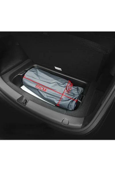 RELAXUS Tesla Model Y In-Car Inflatable Mattress and Pillow Set Pump Black