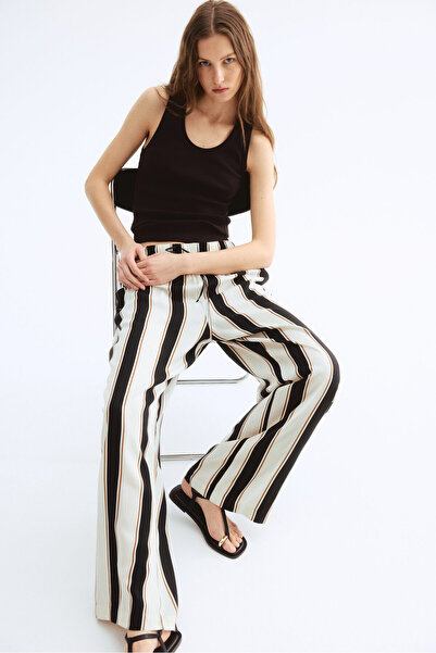 H&M Geniş Pull-on Pantolon