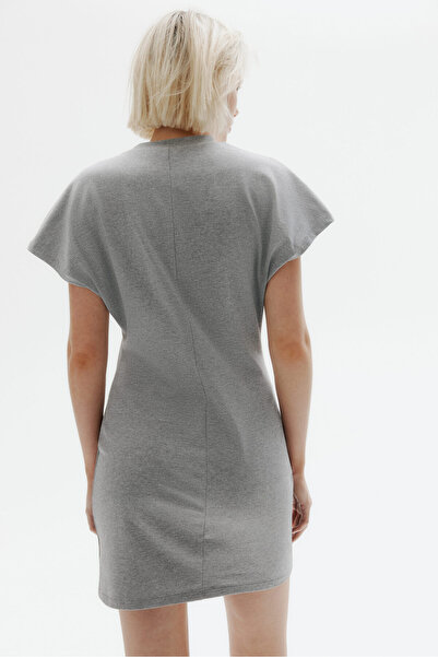 H&M Kısa Kollu Jarse Elbise