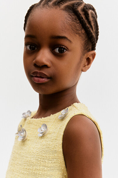 H&M Bukle Dokuma Elbise