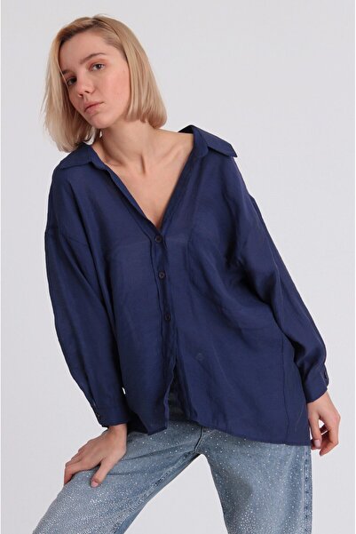 GOOGA OVERIZED SHIRT WITH LOW SHOULDER