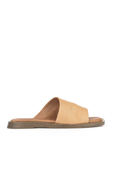 Ziya Шкіряні жіночі капці Nude Model 1511033ZFATOU