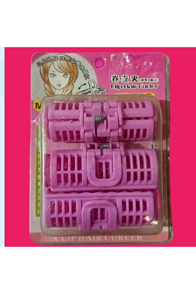 Generic 3 Pcs 19mm Self-Grip Plastic Hair Rollers