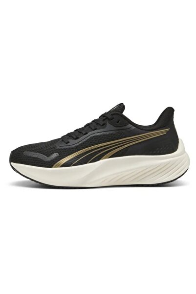 Puma Pounce Lite Чорно-золоті жіночі кросівки для бігу