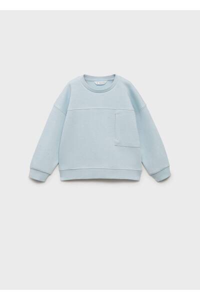 MANGO Baby Baumwoll-Sweatshirt mit Taschen