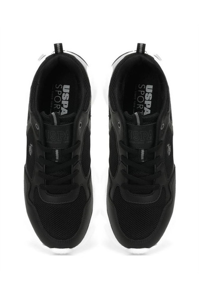 U.S. Polo Assn. Bob Wmn 5Fx Kadın Siyah-Beyaz (36-40) Sneaker Ayakkabı