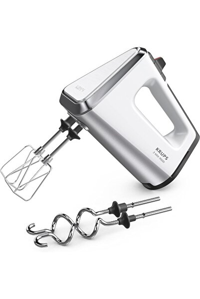 Krups 3 Mix 9000 El Mikseri, 750W, Hız Kontrolü, Turbo Modu, Çelik Çırpıcı ve...