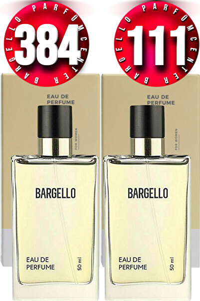 Bargello Parfüm 384 Kadın Parfüm Floral 50 Ml EDP + Bargello 111 Kadın Parfüm Floral 50 Ml EDP