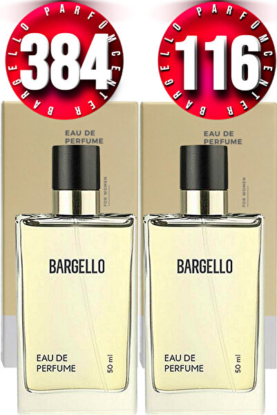 Bargello Parfüm 384 Kadın Parfüm Floral 50 Ml EDP + Bargello 116 Kadın Parfüm...