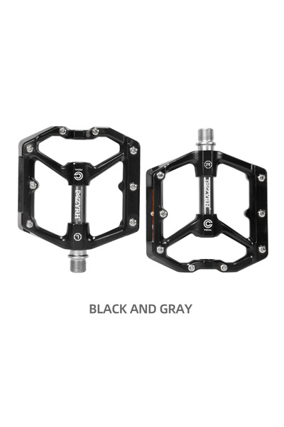 MZYRH دواسات دراجات عاكسة MZ-930 سوداء رمادية MZYRH خفيفة الوزن ومحامل محكمة ...