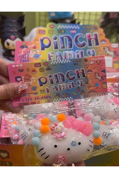 QUEVİLİY Hello Kittiy Squishy -taba Sukuşi - Squishy - Stres Oyuncak -hediyelik