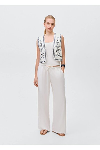 Mango Teen Вишитий квітковим орнаментом жилет