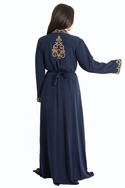 IKKXA Sparkling Handwork Blue Kaftan IKW9978