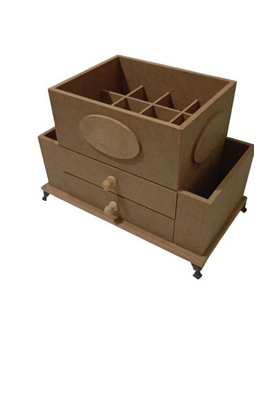st koleksiyon hobi antika Mdf Multi-Purpose Decorative Drawer, Compartment Box