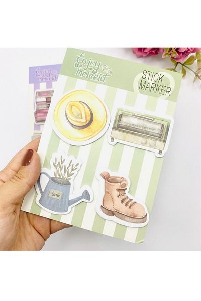 NaSaDAN Postit Paper - 80 Sheets 1 Piece (Mixed Patterns)