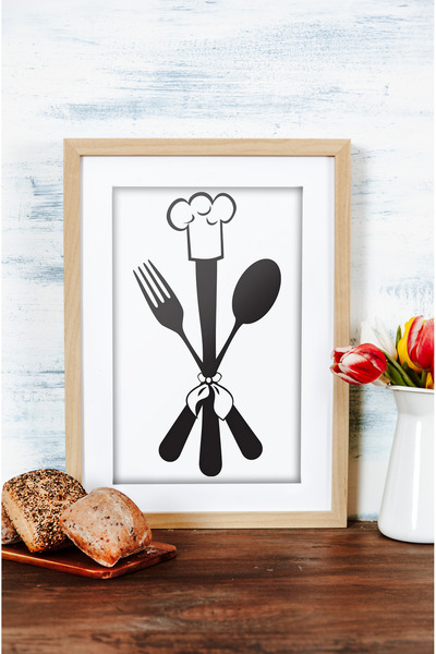 kutuTR Ahşap Çerçeveli Mdf Tek Tablo (KENDİ TABLO SETİNİZİ OLUŞTURACAĞINIZ Lİ...