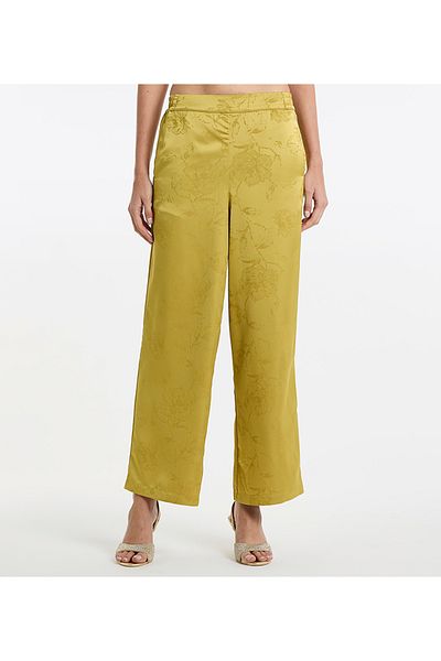 BCBG Jacquard Straight Pants For Women