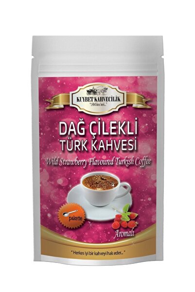 KUYBET KAHVECİLİK قهوة تركية بالفراولة الجبلية 200 جرام