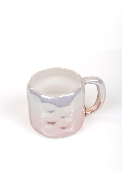 MUKKO HOME 400 ml Elegant Glossy Porcelain Mug Pearlescent Stylish Design, Daily Use and Special Gift Option