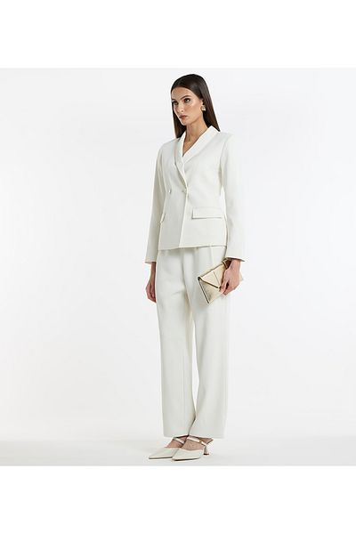BCBG Detachable Belt Straight Pants For Women