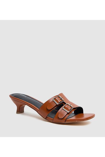 BCBG Round Low Heel Sandals with buckles Round Low Heel Sandals with buckles for women