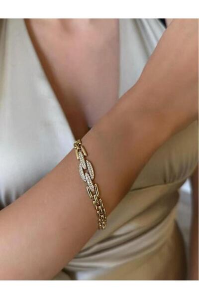 biralışveriş XUPİNG 14 K ALTIN RENGİ VİP SERİ BİLEKLİK 17+2 CM