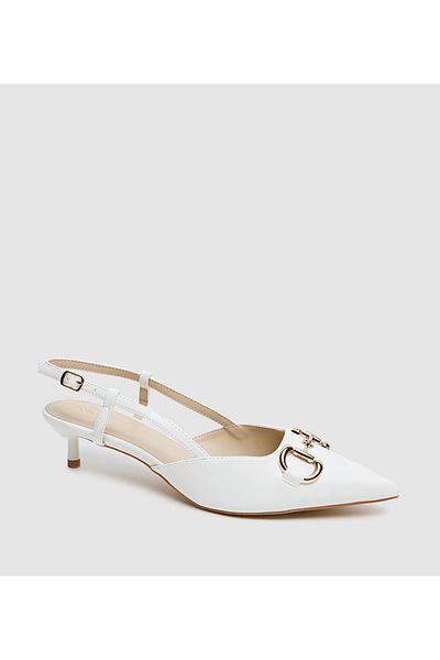 BCBG Pointed shape Stilettos Mid Heel Sandals