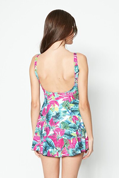 C&City Elbise Mayo 7710 Çok Renkli