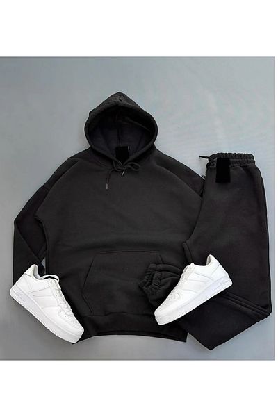BRLKN Unisex Hooded Tracksuit Set 3 Thread Cotton New Season