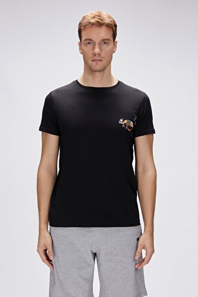 Bad Bear Jonah Black Men's Printed T-Shirt