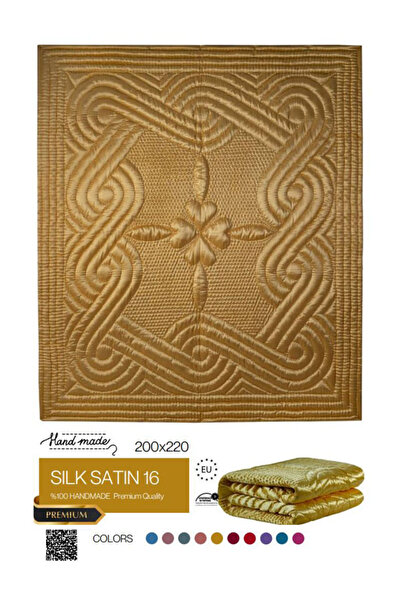 HARİR El işi İpek Saten Çift Kişilik Yorgan