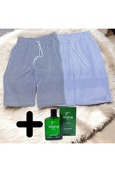Gameyal 2 Men's Trousers - Size Hit - Laced Ottoman Fabric Shorts Bermuda