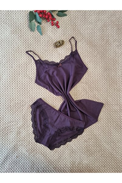 Demirsa Boutique Purple Athlete Panty Set