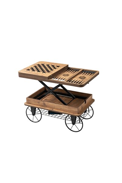 Mobilgen Akıllı Sihirli Sehpa Tavla Satranç