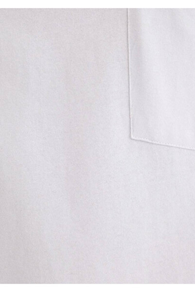 Mavi Ανδρικό λευκό μπλουζάκι Basic με τσέπη 066248 -620