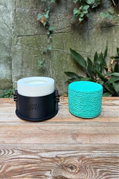 rufus concept LOYA 1 Dairesel Kapaklı Kasnaklı Silikon Kap Kalıbı