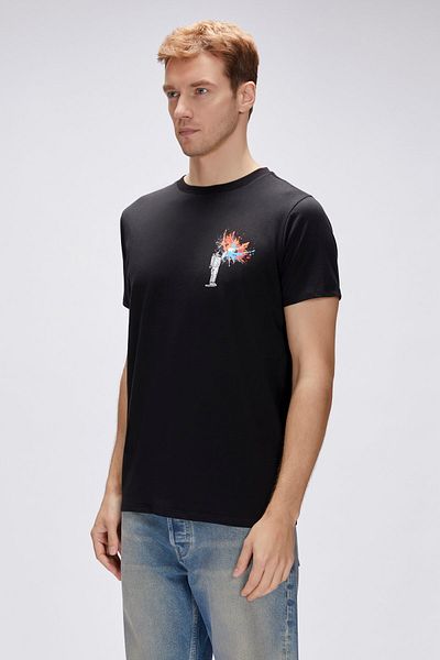 Bad Bear Endless Black Men's Printed T-Shirt