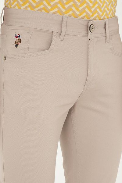 U.S. Polo Assn. Η.Π.Α. POLO ASSN. ΑΝΔΡΙΚΟ ΥΦΑΝΤΟ ΥΦΑΣΜΑ ΑΥΤΟΜΑΤΟ ΣΧΕΔΙΟ ΛΕΠΤΟ ΠΑΝΤΕΛΟΝΙ ΑΝΟΙΧΤΟ ΓΚΡΙ ΛΙΝΟ