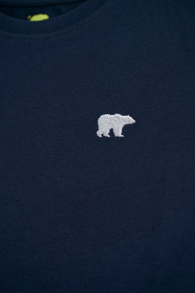 Bad Bear Children's Navy Blue Solid Tee Jr Tshirt 25.06.07.014-C07