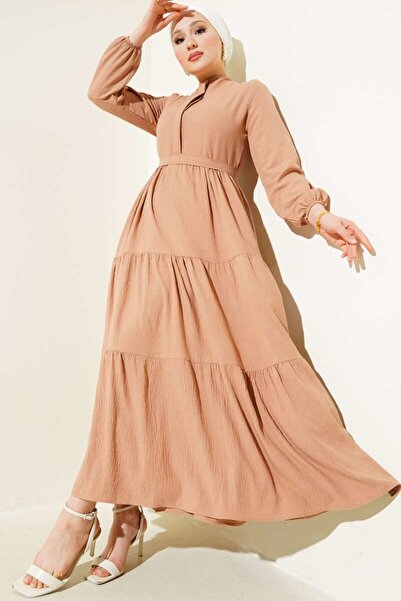 YILMAZBARMAZ γυναικείο υφαντό υφασμάτινο φόρεμα