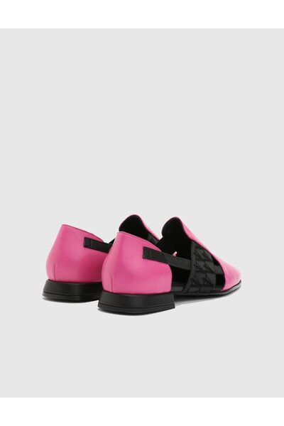 İLVİ Hina Hakiki Deri Kadın Pembe Loafer Ayakkabı