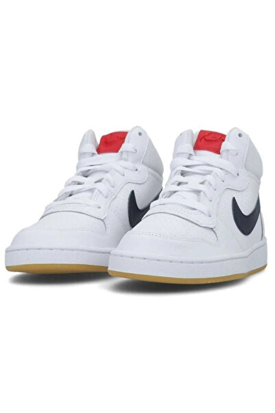 Nike Court Borough Mid Kadın Spor Ayakkabı 839977-107 (Dar Kalıp 1 Beden Büyük Alınız
