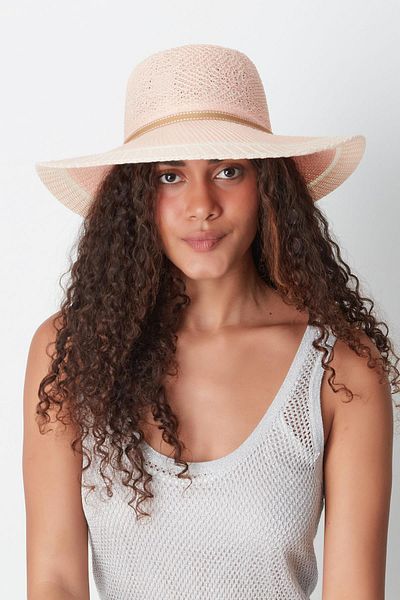 C&City Mercerisierter Strandhut Modell T24740-09 - Rosa